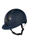 HKM Sports Rijhelm Glamour Shield Zwart/Zwart