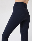 Rebel Rijbroek Highwaist Navy 