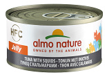 Almo Nature kattenvoer HFC Jelly tonijn en inktvis 70 gr