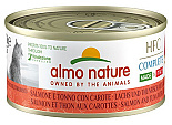 Almo Nature kattenvoer HFC Complete Made in Italy Zalm en Tonijn 70 gr