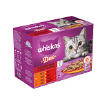 Whiskas Kattenvoer Adult Classic Selectie in Gelei 12 x 85 gr