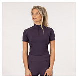 BR Half Zip Shortsleeve Shirt Chanelle Nightshade