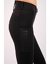 Rebel Rijbroek Highwaist Full Grip Zwart