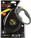 Flexi Giant Neon met Band Geel S/M 8 mtr