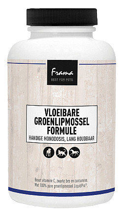 Frama Best For Pets Vloeibare Groenlip-<br> mossel Formule 90 caps