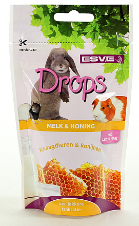 ESVE Knaagdier Drops Melk & Honing 75 gr