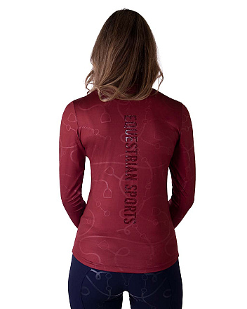 QHP Sportshirt Amina Bordeaux