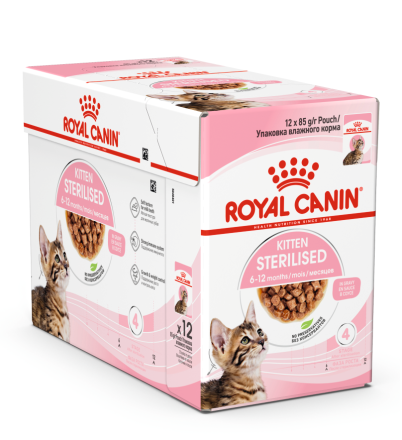 Royal Canin kattenvoer Kitten Sterilised Gravy 12 x 85 gr