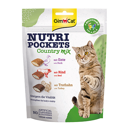 Gimcat Nutri Pockets Country Mix 150 gr