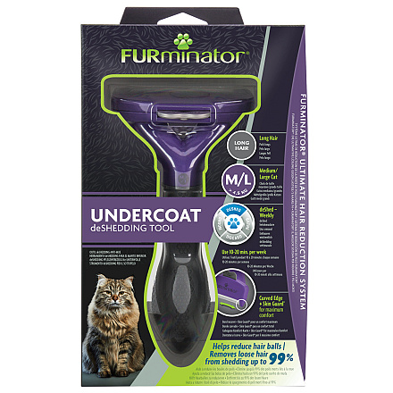 FURminator Undercoat kat langhaar M/L