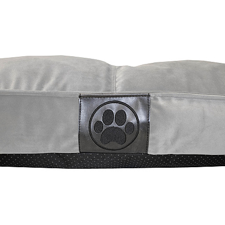 Overseas Petlife Hondenkussen Velours Middlestitch Smoke