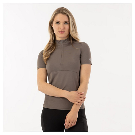 BR Half-Zip Shortsleeve Shirt Estelle Dames Falcon