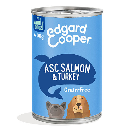 Edgard & Cooper hondenvoer Adult Zalm en Kalkoen 400 gr