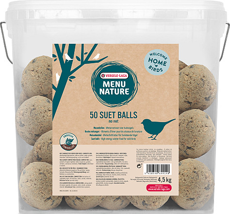 Menu Nature 50 mezenbollen zonder net 4,5 kg