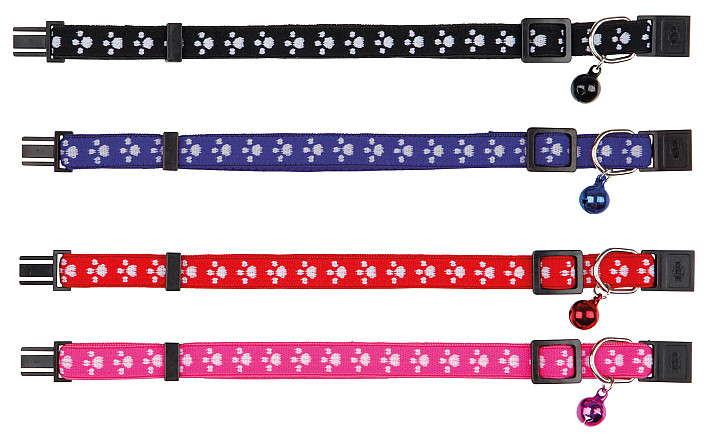 Trixie Kattenhalsband Elastisch Pootmotief Assorti